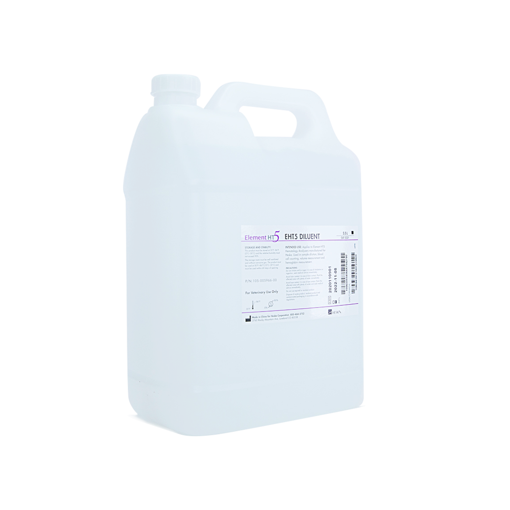 Diluent, 5.5L, Element HT5 Analyzer  2/Pkg