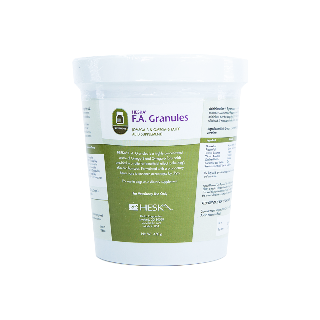 F.A. Granules (Fatty Acid Supplement), 450g Tub
