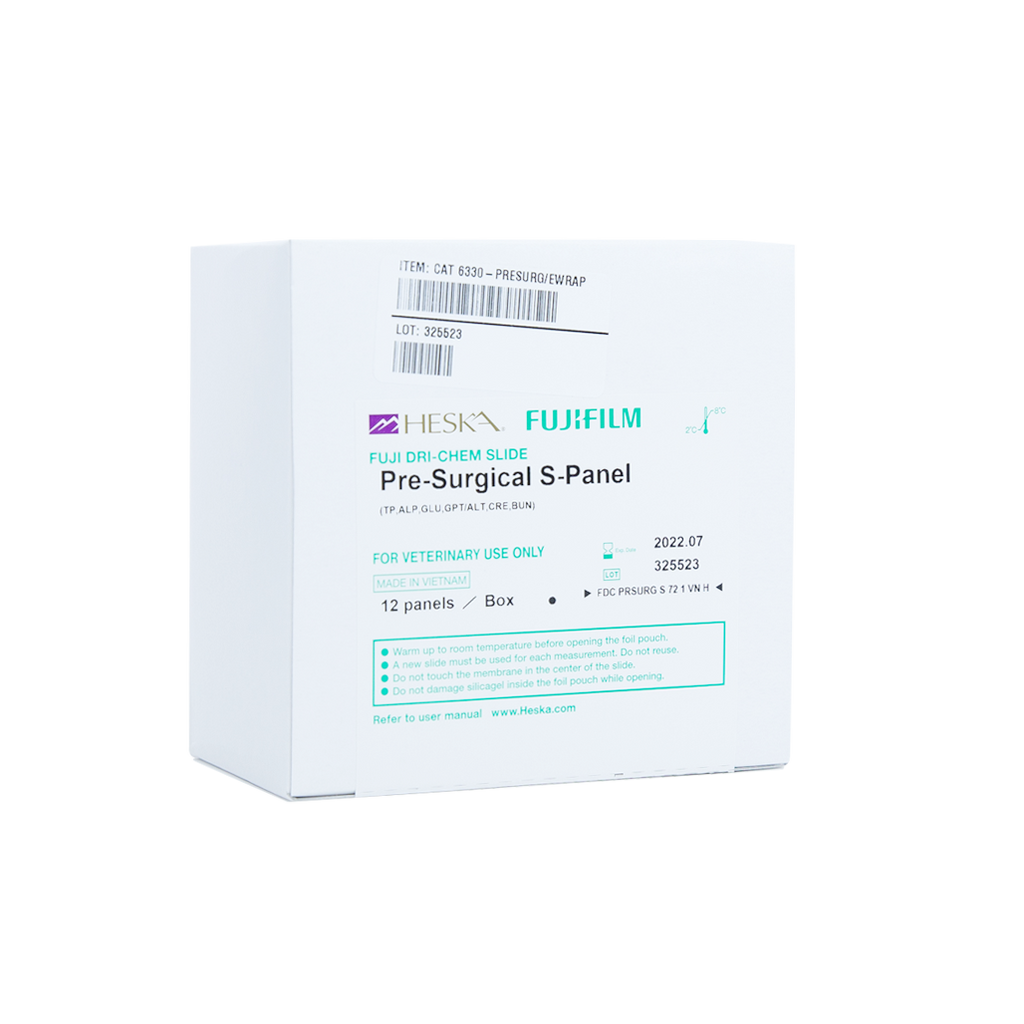 DRI-CHEM Slides Pre-Surgical Panel eWrap (12 Panels per Box)