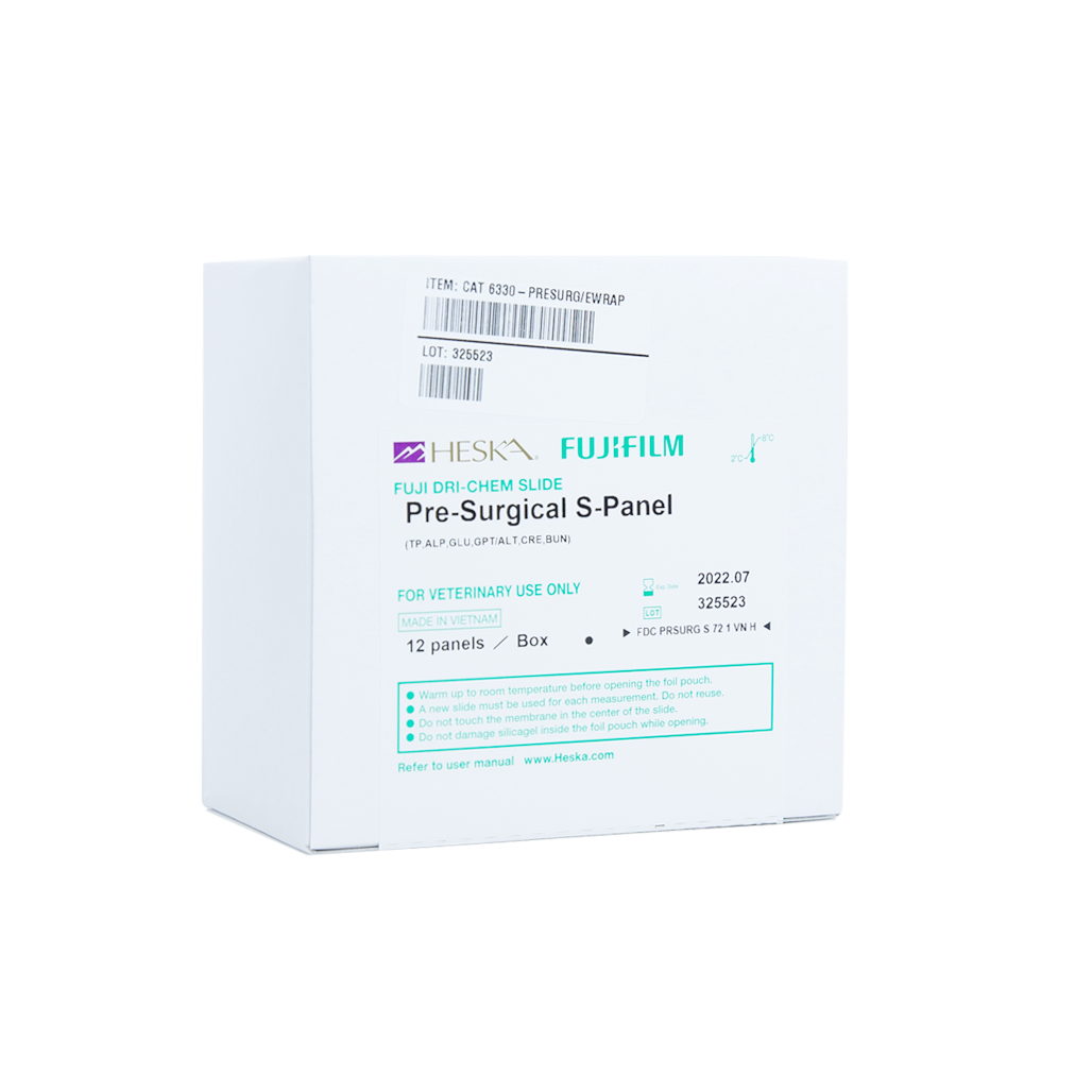 DRI-CHEM Slides Pre-Surgical Panel eWrap (12 Panels per Box)