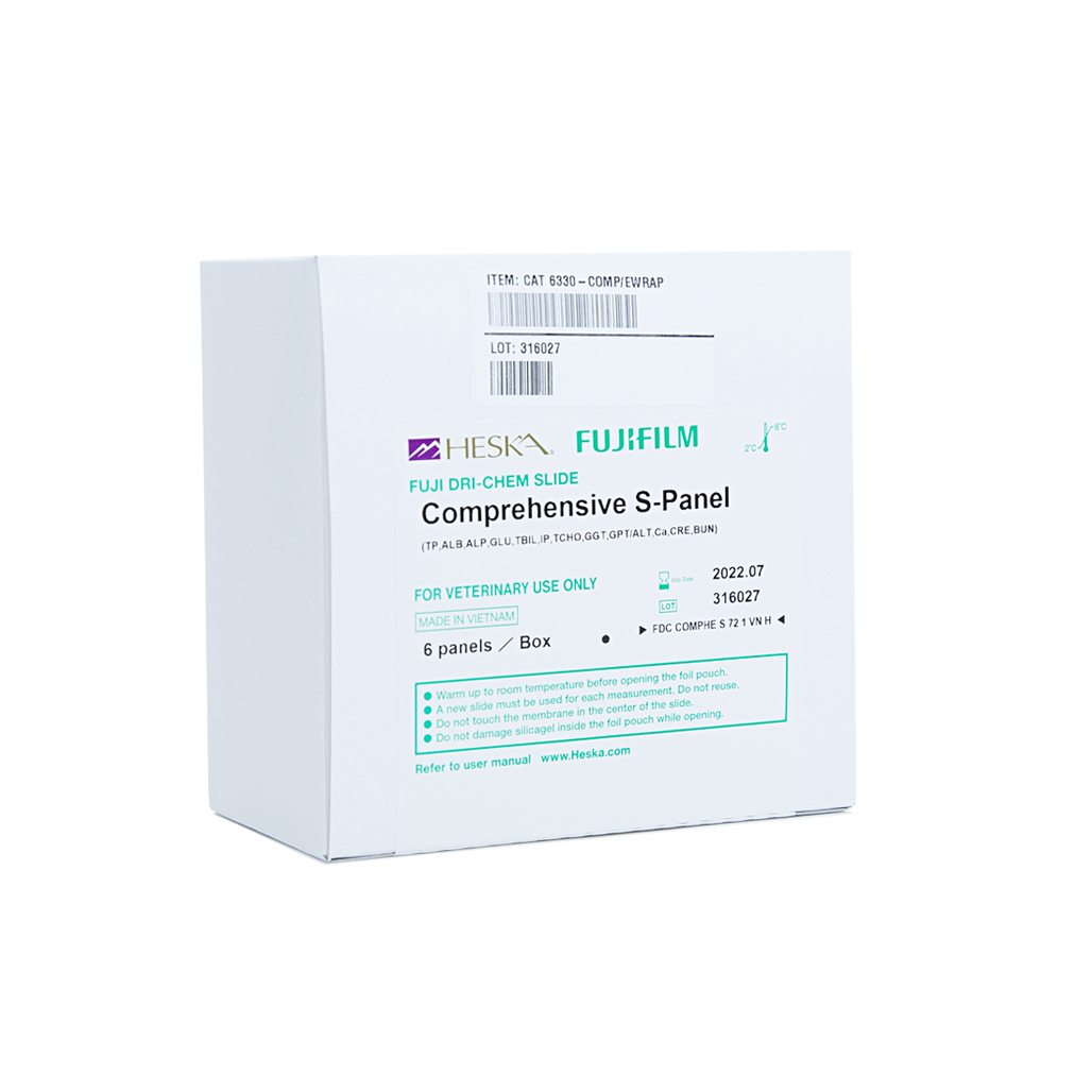 DRI-CHEM Slides, Comprehensive Panel  E-Wrap (6 Panels per box)