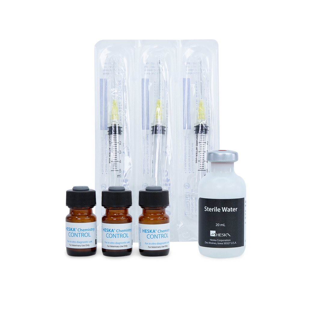 Heska Chemistry Control, (3 Controls & Supplies)