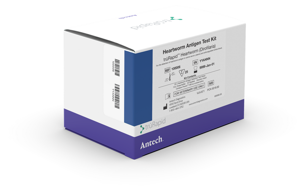 trūRapid Canine Heartworm Antigen Test Kit, 25 pack