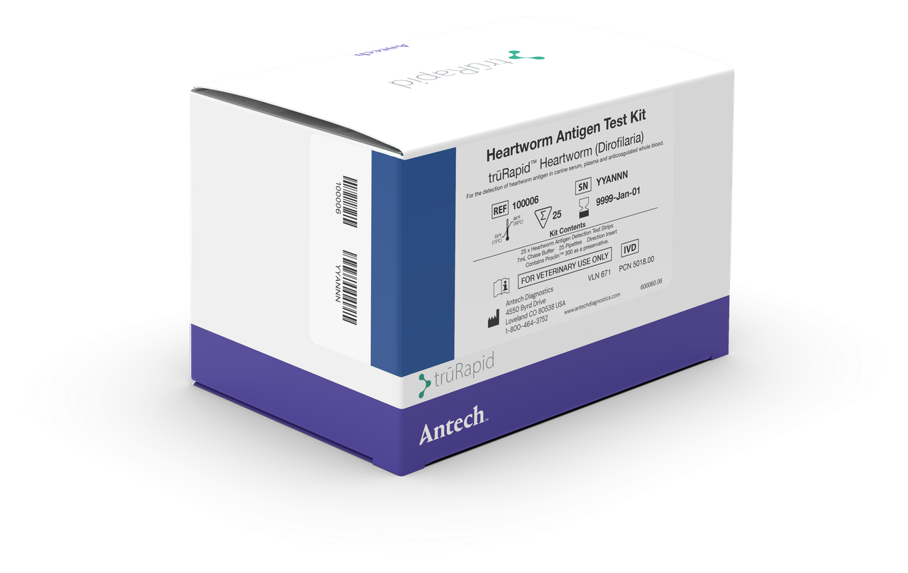 trūRapid Canine Heartworm Antigen Test Kit, 25 pack